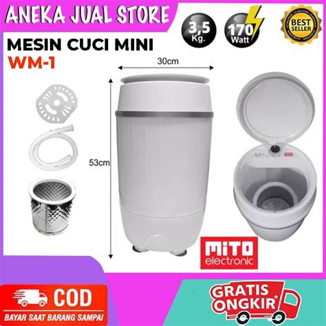 Jual Mesin Cuci Mini Mito Wm Mesin Cuci Mini Portable Kapasitas