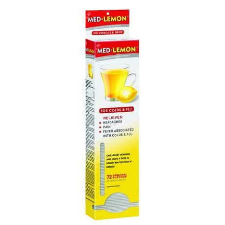 Med-Lemon Menthol sachets 72s ⋆ Giant Health Supplements