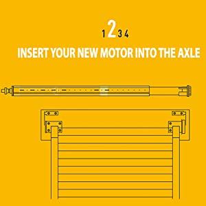 Somfy Motor Replacement Kit For Roller Shutter Wired