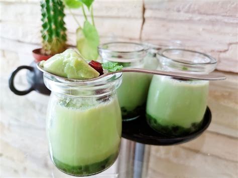 【抹茶布丁（matcha Pudding）的做法步骤图】liana低卡甜品部落下厨房