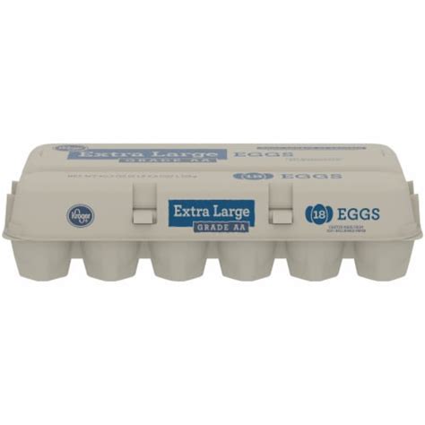 Kroger® Grade AA Extra Large Eggs, 18 ct - Ralphs