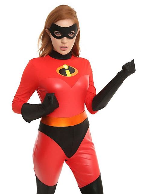 Disney Pixar The Incredibles Mrs Incredible Cosplay Costume Cosplay