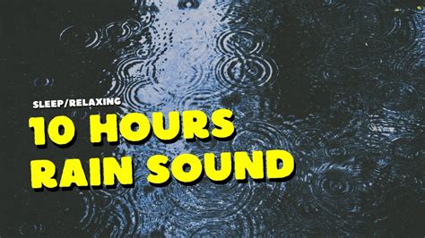 10 Hours Rain sounds - YouTube