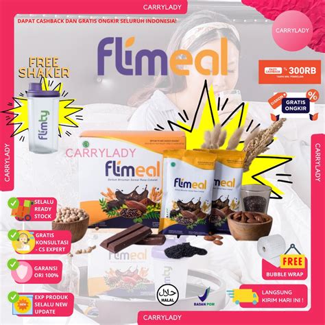 Jual FLIMEAL 1 BOX 12 SACHET MEAL REPLACEMENT MINUMAN SEREAL RASA