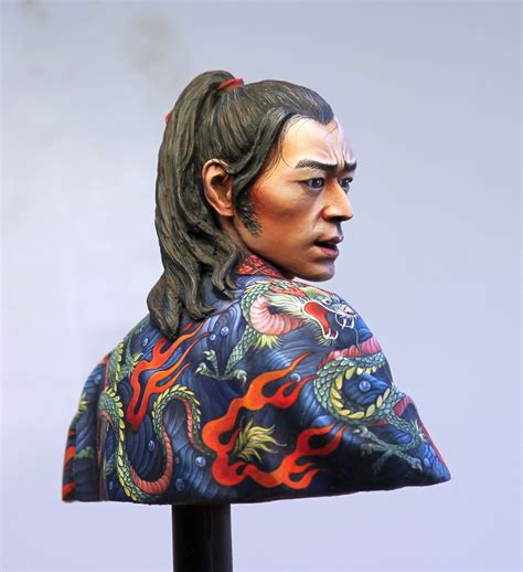 Japanese Warrior By Olga Zernina Putty Paint