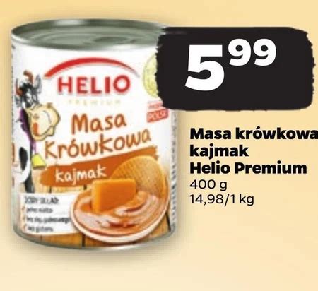 Helio Masa krówkowa kajmak 400 g promocja Netto Ding pl