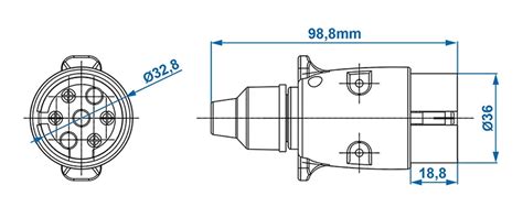 ProPlus 343502 Stecker 7 polig Metall Anhängerstecker Fluid Onlinehandel