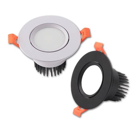 Led Downlight Luz Ponto De Teto 3w 5 7 9 12 15 AC85 265V Luzes