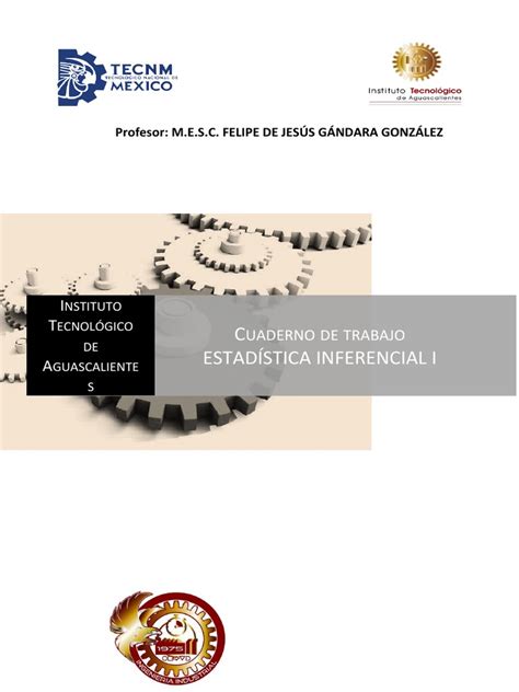 Cuaderno De Trabajo Estadística Inferencial I Pdf Muestreo Estadísticas Desviación Estándar