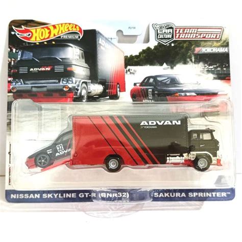 Promo HOT WHEELS PREMIUM TEAM TRANSPORT MATTEL GT R BNR32 Diskon 50 Di Seller Lutofia