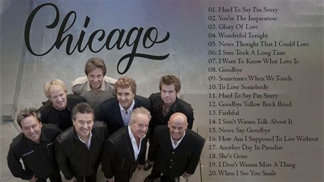 Chicago Best Songs Chicago Greatest Hits Full Album Youtube