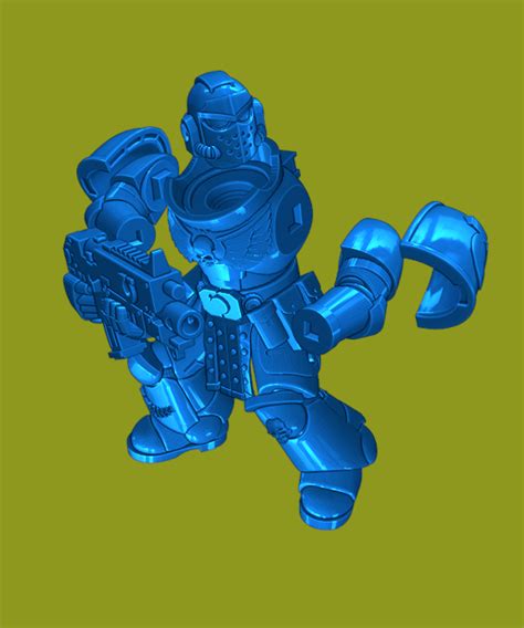 3d File Ultramarines Space Marines 5 🛰 ・3d Printer Model To Download・cults