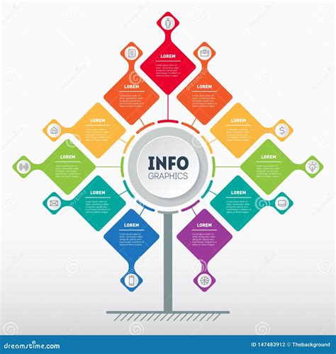 Concept De Pr Sentation D Affaires Avec Options Calibre D Arbre De