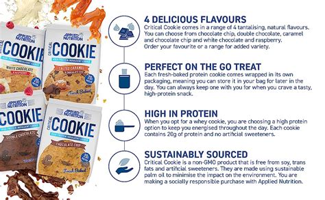 Applied Nutrition Protein Cookies Critical Cookie High Protein Snack