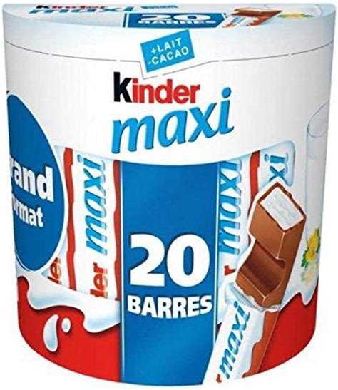 KINDER KINDER MAXI 20 Barres 420g Amazon Fr Epicerie