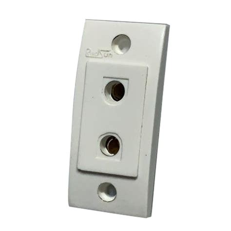 White Polycarbonate Pin Electric Socket V At Rs Piece In New