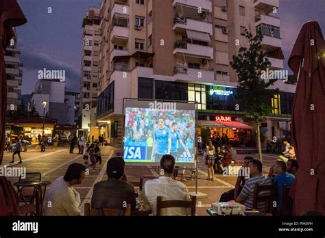 Albania Tirana Nightlife Stock Photo Alamy