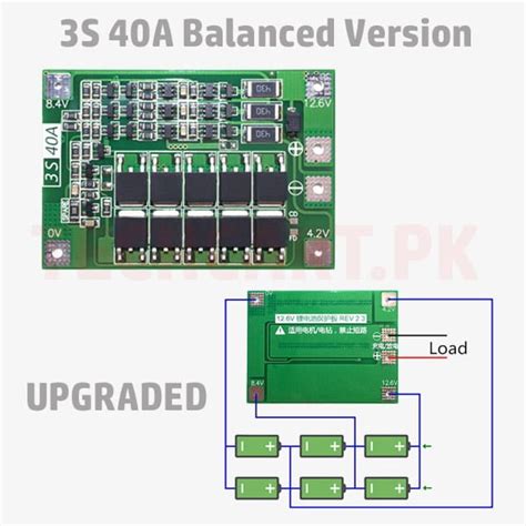 Схема подключения bms 3s 40a - Схемы