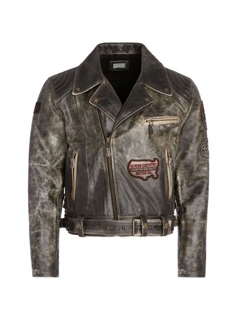 Guess Leather Jacket Discount Cpshouston Net