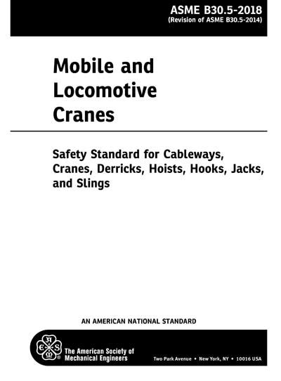 Asme B Mobile And Locomotive Cranes