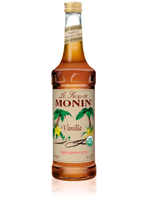 Monin Organic Vanilla Syrup Beanwise