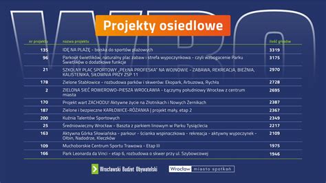 Znamy wyniki WBO 2024 Zrealizowanych zostanie 19 projektów