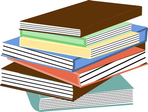 Book Stack Png Clipart Png Mart