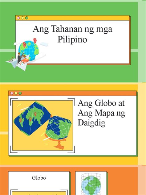 Ang Globo at Ang Mapa NG Daigdig | PDF