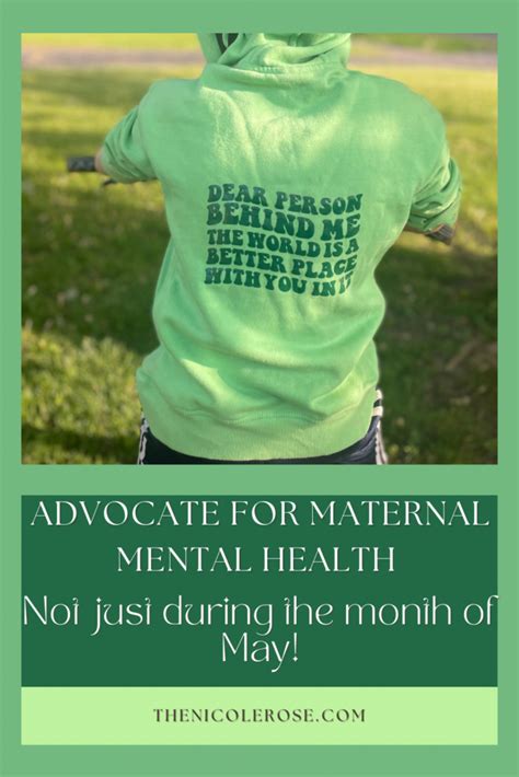 Raise Maternal Mental Health Awareness Every day 