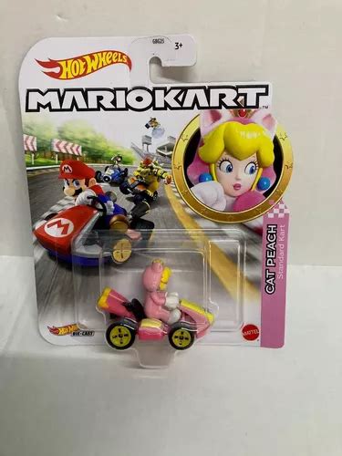 Hot Wheels Mario Kart Cat Peach Standar Kart Meses Sin Intereses