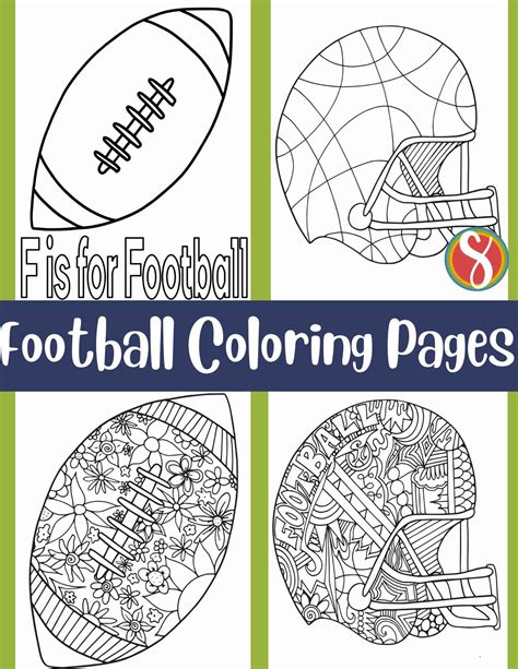 Free Football Logo Coloring Pages