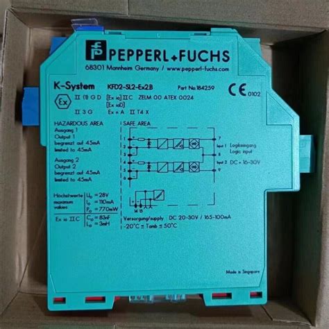 1pcs Pepperl Fuchs Kfd2 Sl2 Ex2 B Signal Isolator Safety Barrier Ups Shipping Ebay