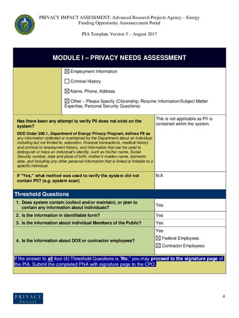 Fillable Online A Privacy Impact Assessment Framework For Data Protection Fax Email Print