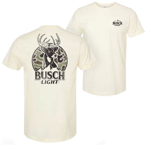 Busch Light Deer Hunting Camo Logo T Shirt Beer Lover Shirt Beer T