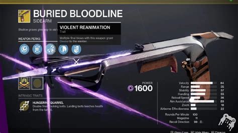 How To Get Buried Bloodlines In Destiny 2 Drop Rate Build