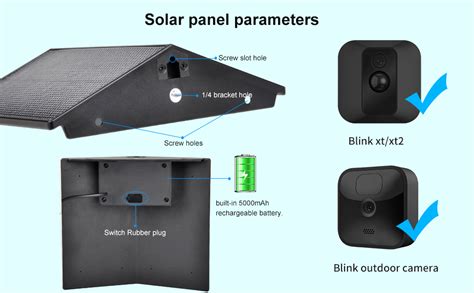 Amazon Solar Panel Compatible With Blink Outdoor Blink Rd Gen