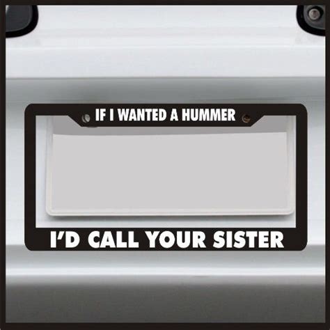 28 best images about Funny License Plate Frames on Pinterest