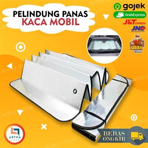 Jual Pelindung Anti Panas Dashboard Kaca Mobil Tirai Sun Shield Di