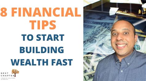 8 Financial Tips To Start Building Wealth Fast Youtube