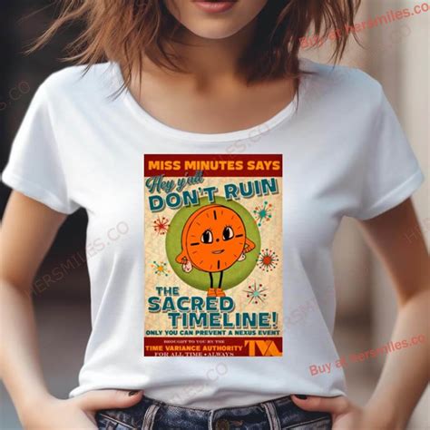 Miss Minutes Tva Retro Propaganda Artwork Shirt Hersmiles