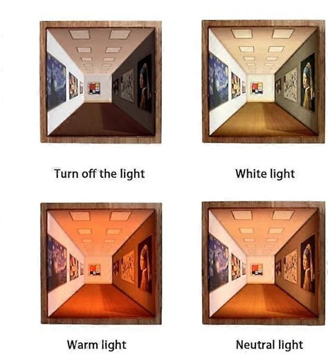 D Naked Eye Visual Night Light Three Dimensional Visual Effect Led Lights Wall Mounted Design