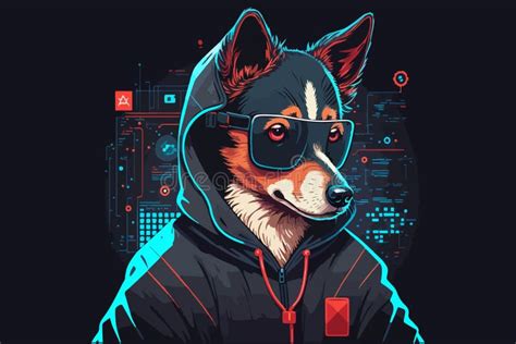 Hacker Dog Stock Illustrations – 96 Hacker Dog Stock Illustrations ...