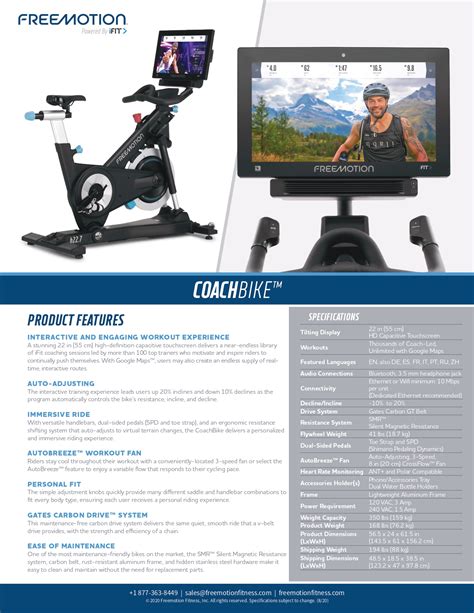 Freemotion b22.7 COACHBIKE Indoor Cycle/Bike - Atlanta Fitness Repair