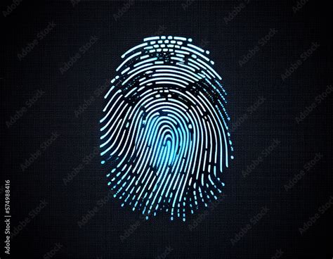 Fingerprint Scanner Identification.Fingerprint Biometric Authentication ...