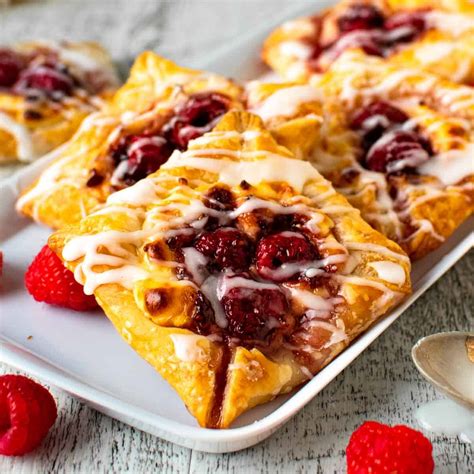 Raspberry Danish With Puff Pastry Marcellina In Cucina