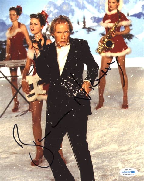 Bill Nighy Love Actually Signed Autograph 8x10 Photo ACOA | Outlaw Hobbies Authentic Autographs