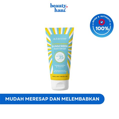 Jual Azarine Cicamide Barrier Sunscreen Moisturiser SPF35 PA