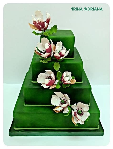 Magnolia Cake Decorated Cake By Irina Adriana Cakesdecor