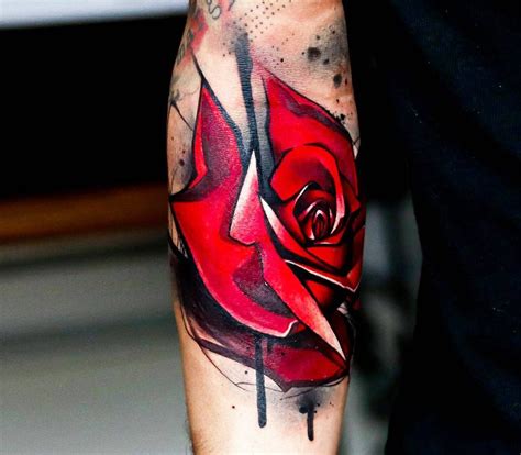 Red Rose Tattoo By Uncl Paul Knows Photo 20842