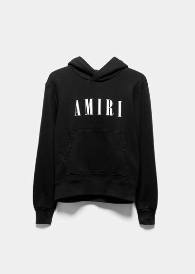 Amiri Black Core Logo Hoodie Modesens